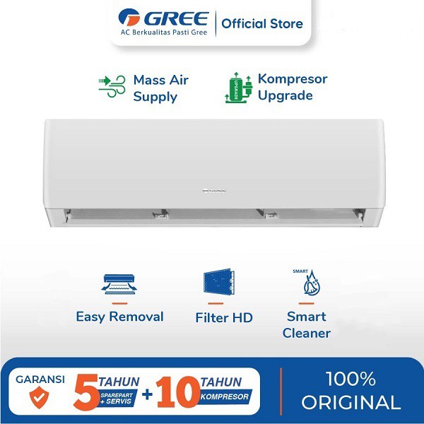 AC Gree 1PK 09MOO5S – Solusi Pendingin Ruangan Hemat Listrik